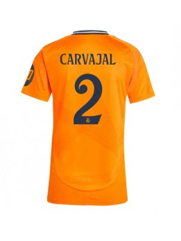 Real Madrid Daniel Carvajal #2 Auswärtstrikot für Frauen 2024-25 Kurzarm